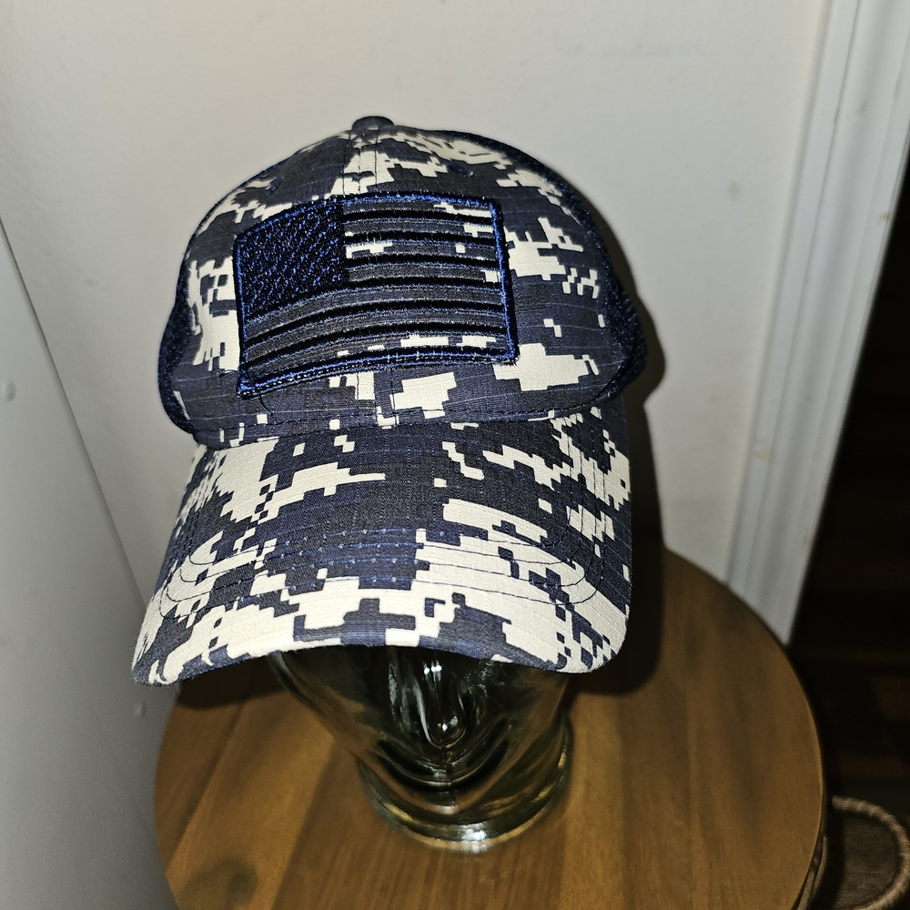 Digital Camo Flag Baseball Cap